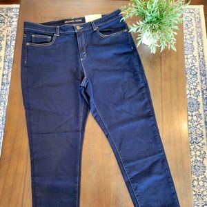 Michael Kors, Izzy Skinny, Midrise Jeans, Dark Wash, Size 14